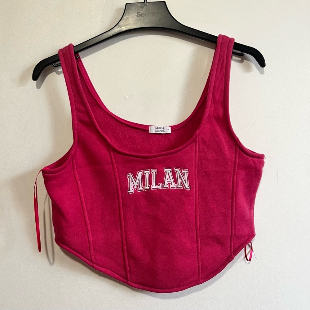 Red corset crop top #corsettop #croptop #y2k